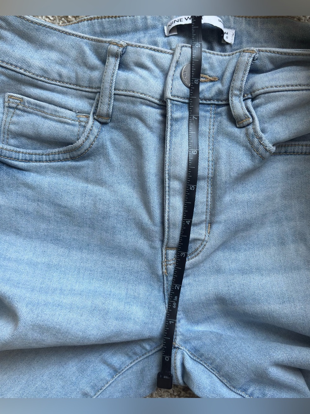 Nine West Slim Straight Jeans - Picture 5 of 9